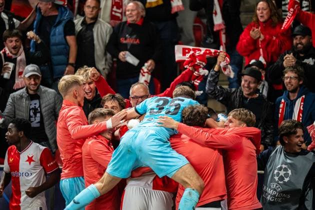 during UEFA Champions league match, SK Slavia Praha - RC Lens , 10 september 2026, Fortuna Arena, Praha, Czech republic Copyright: xMICHALxFAJT,ZOSPORTU.SKx MAR_1710