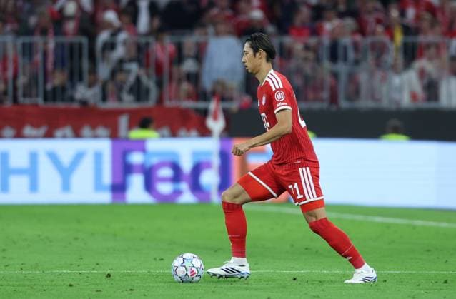 September 10, 2026, GER, Soccer, Men s, UEFA Champions League, Group Stage, 2026–2027 Season, Matchday 1, FC Bayern Munich vs. FK Bodø Glimt, Individual Action, Full-Body Shot, Isolated Figure, Hiroki Ito, FC Bayern Munich, 21 Munich, Allianz Arena, Bayern, Germany Copyright: xNordphoto Schneiderx