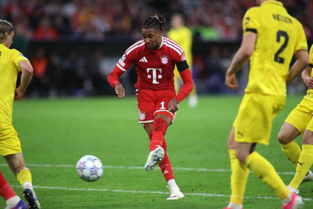 Soccer, Men s, Champions League, 2026–2027 Season, FC Bayern Munich vs. FK Bodø Glimt, Matchday 1, Allianz Arena, 5–0 (goal by Michael Olise, FC Bayern Munich)