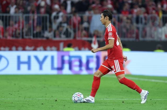 September 10, 2026, GER, Soccer, Men s, UEFA Champions League, Group Stage, 2026–2027 Season, Matchday 1, FC Bayern Munich vs. FK Bodø Glimt, Individual Action, Full-Body Shot, Isolated Figure, Hiroki Ito, FC Bayern Munich, 21 Munich, Allianz Arena, Bayern, Germany Copyright: xNordphoto Schneiderx