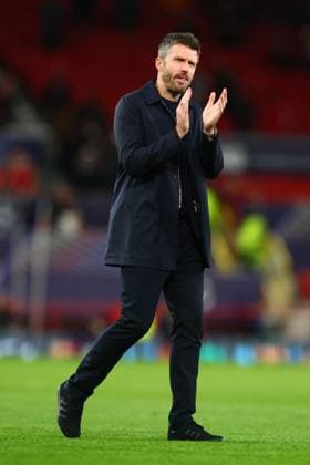 Manchester United, ManU manager Michael Carrick at the end of the match Manchester United v Sabah, UEFA Champions League, Football, Old Trafford, UK - 10 Sep 2026Manchester Old Trafford United Kingdom  Copyright: xPaulxCurrie Shutterstockx 17144908ce