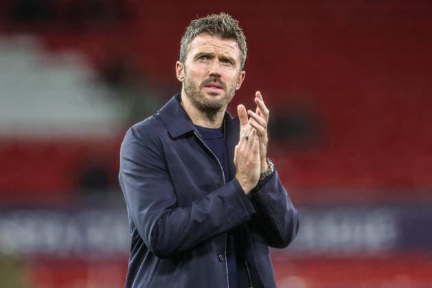 UEFA Champions League Matchday 1 of 8 Manchester United, ManU v Sabah FK Michael Carrick manager of Manchester United applauds the fans after the game during the UEFA Champions League Matchday 1 of 8 match Manchester United vs Sabah FK at Old Trafford, Manchester, United Kingdom on 10 September 2026 (Photo by Mark Cosgrove News Images) Manchester Old Trafford Greater Manchester United Kingdom Copyright: xMarkxCosgrove NewsxImagesx