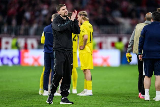 September 10, 2026: Goalkeeper Nikita Haikin of Bodo Glimt after the UEFA Champions League soccer match between Bayern Munich and Bodo Glimt on September 10, 2026 in Munich. Photo by Marius Simensen, BILDBYRAN COP 238 MM0073 bbeng football soccer UEFA Champions League Bodo Glimt Bayern Munich  Copyright: MARIUSxSIMENSEN BB260910ZV001