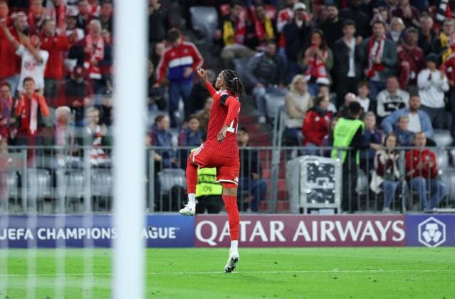 September 10, 2026, GER, Soccer, Men s, UEFA Champions League, Group Stage, 2026–2027 Season, Matchday 1, FC Bayern Munich vs. FK Bodø Glimt, Goal Celebration, Cheering, Goal Scorer, Goal Scorers, Michael Olise, FC Bayern Munich, 17, celebrating the goal that made it 5–0, Munich, Allianz Arena, Bayern, Germany Copyright: xNordphoto Schneiderx