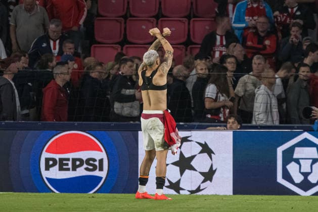 Gleiker Mendoza seen during UEFA Champions League 26 27 League Phase - Matchday 1 match between teams of PSV Eindhoven and FC Shakhtar Donetsk (Jan Borys Ball Raw Images) Eindhoven Philips Stadion Netherlands Copyright: xJanxBorysx janborys_psv_shakhtar_2627-148