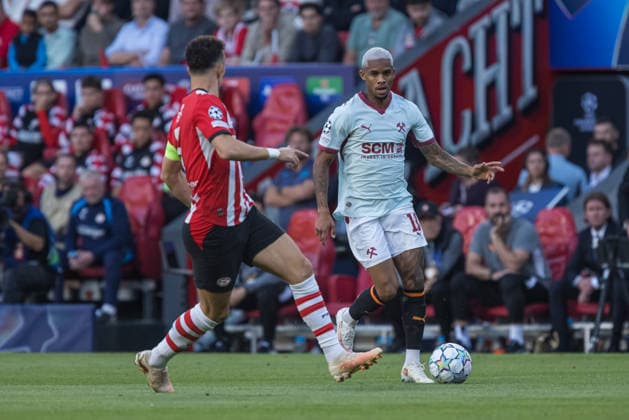 Pedro Henrique seen during UEFA Champions League 26 27 League Phase - Matchday 1 match between teams of PSV Eindhoven and FC Shakhtar Donetsk (Jan Borys Ball Raw Images) Eindhoven Philips Stadion Netherlands Copyright: xJanxBorysx janborys_psv_shakhtar_2627-33
