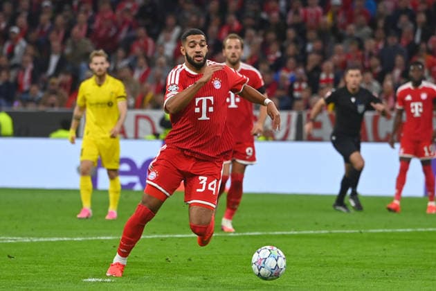 Ismael SAIBARI, Bayern Munich in action, Champions League soccer, 2026–27 season, group stage: FC Bayern Munich vs. Bodo Glimt, 5–0 on September 10, 2026