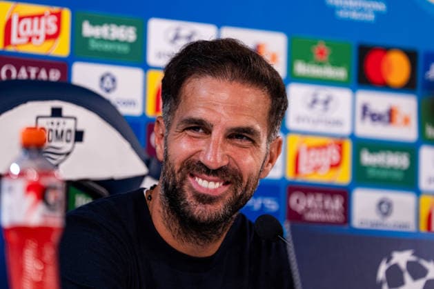Soccer, Italy, UEFA Champions League, Matchday 1: Como 1907 vs. RB Leipzig, Thursday, September 10, 2026, Stadio Giuseppe Sinigaglia, Como. Cesc Fàbregas, Cesc Fabregas (coach), Como 1907, at the postgame press conference Copyright: xValentinxDomgjonix