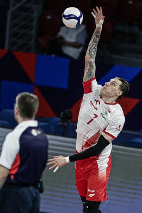 Volley Photo by IPA ABACAPRESS.COM88358991 - Poland s Bartlomiej Lemanski in action during the CEV Enel Eurovolley 2026 pool stage match between Poland and Portugal at Arena 8888 in Sofia, Bulgaria, on September 10, 2026 Sofia Bulgaria  Copyright: xIPAxSport ABACAx