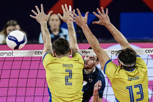 VOLLEYBALL - CEV Eurovolley Men - Pool Phase - Israel - Ukraine Photo by IPA ABACAPRESS.COM88364480 - Israel s Ilay Haver in action during the CEV Enel Eurovolley 2026 pool phase match between Israel and Ukraine at Arena 8888 in Sofia, Bulgaria, on September 10, 2026 Sofia Bulgaria  Copyright: xIPAxSport ABACAx