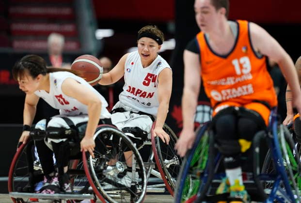September 10, 2026, Ottawa, On, CAN: Japan s Nana Gunji (54) moves the ball up the court during first half of IWBF Wheelchair Basketball World Championships women s group stage action against the Netherlands, in Ottawa, on Thursday, Sept. 10, 2026. Canada News - September 10, 2026  - ZUMAc35_ 20260910_zaf_c35_147 Copyright: xJustinxTangx
