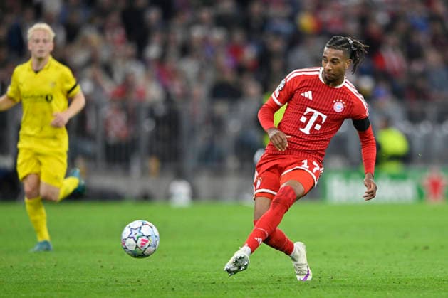 Shot on Goal Action Goal Opportunity Michael Olise FC Bayern Munich FCB 17 FC Bayern Munich FCB vs. Bodo Glimt September 10, 2026 DFL regulations prohibit any use of photographs as image sequences and or quasi-video FC Bayern Munich (FCB) vs. Bodo Glimt