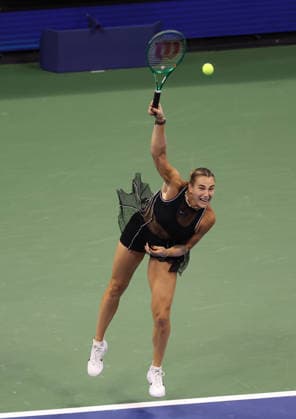 September 10, 2026, New York City, New York, USA: ARYNA SABALENKA during the match against J. Pegula of USA in the semifinals of Grand Slam tournament US Open. New York, USA. New York City USA - ZUMAc278 20260910_zsp_c278_006 Copyright: xMarcinxCholewinskix