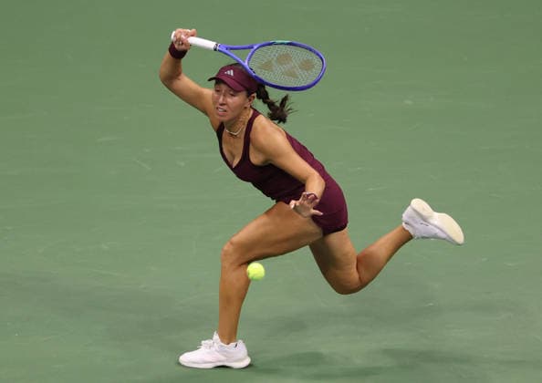 September 10, 2026, New York City, New York, USA: JESSICA PEGULA of USA during the match against A. Sabalenka in the semifinals of Grand Slam tournament US Open. New York, USA. Tennis: US Open - Jessica Pegula  - ZUMAc278 20260910_zsp_c278_001 Copyright: xMarcinxCholewinskix