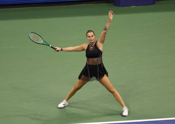 September 10, 2026, New York City, New York, USA: ARYNA SABALENKA during the match against J. Pegula of USA in the semifinals of Grand Slam tournament US Open. New York, USA. New York City USA - ZUMAc278 20260910_zsp_c278_011 Copyright: xMarcinxCholewinskix