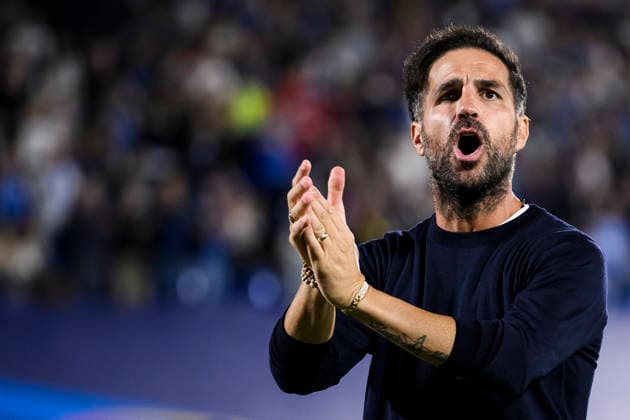 Como 1907 v RB Leipzig - UEFA Champions League Cesc Fabregas, head coach of Como 1907, celebrates the victory at the end of the UEFA Champions League 2026 27 league phase football match between Como 1907 and RB Leipzig. Como Italy Copyright: xNicolòxCampox