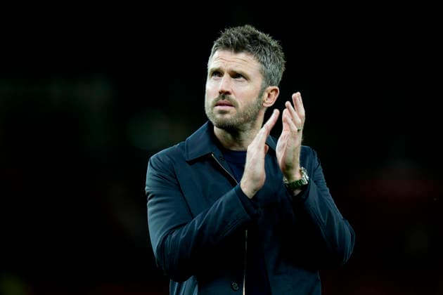 Manchester United, ManU v Sabah FK, UEFA Champions League Manchester United manager, Michael Carrick salutes the fans after the Manchester United v Sabah FK UEFA Champions League 1st Round match at Old Trafford, Manchester, England on 10 September 2026 Credit: Steve Flynn Every Second Media Editorial use only. All images are copyright Every Second Media Limited. No images may be reproduced without prior permission. Copyright: xIMAGO EveryxSecondxMediax ESM-2151-0247 StevexFlynnx xEveryxSecondxMediax