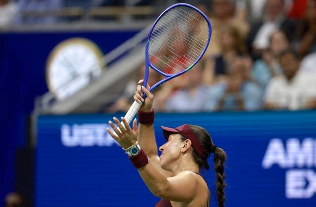 US Open tennis tournament - Day 12 Jessica Pegula of the USA reacts while in action against Aryna Sabalenka of Belarus during their Women s Singles Semifinals match of the US Open Tennis Championships at the USTA Billie Jean King National Tennis Center in Flushing Meadows, New York, USA, 10 September 2026. FLUSHING MEADOWS NEW YORK United States  Copyright: xCRISTOBALxHERRERA-ULASHKEVICHx