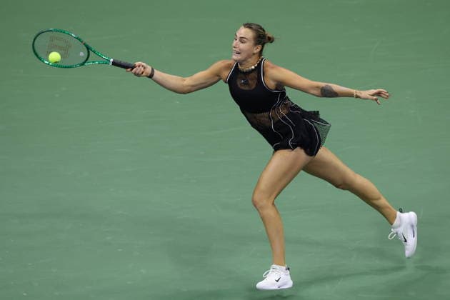 US Open tennis tournament - Day 12 Aryna Sabalenka of Belarus in action against Jessica Pegula of the USA during their Women s Singles Semifinals match of the US Open Tennis Championships at the USTA Billie Jean King National Tennis Center in Flushing Meadows, New York, USA, 10 September 2026. FLUSHING MEADOWS NEW YORK United States  Copyright: xBRIANxHIRSCHFELDx