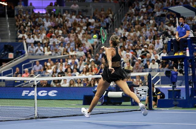 US Open tennis tournament - Day 12 Aryna Sabalenka of Belarus in action against Jessica Pegula of the USA during their Women s Singles Semifinals match of the US Open Tennis Championships at the USTA Billie Jean King National Tennis Center in Flushing Meadows, New York, USA, 10 September 2026. FLUSHING MEADOWS NEW YORK United States  Copyright: xCRISTOBALxHERRERA-ULASHKEVICHx