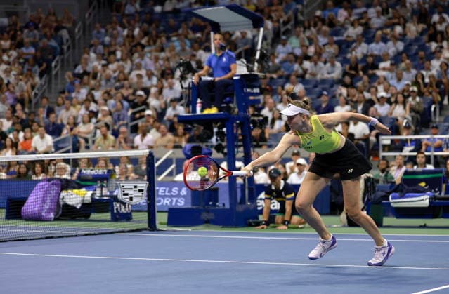 US Open tennis tournament - Day 12 Elena Rybakina of Kazakhstan in action against Coco Gauff of the USA during their Women s Singles Semifinals match of the US Open Tennis Championships at the USTA Billie Jean King National Tennis Center in Flushing Meadows, New York, USA, 10 September 2026. FLUSHING MEADOWS NEW YORK United States  Copyright: xCRISTOBALxHERRERA-ULASHKEVICHx