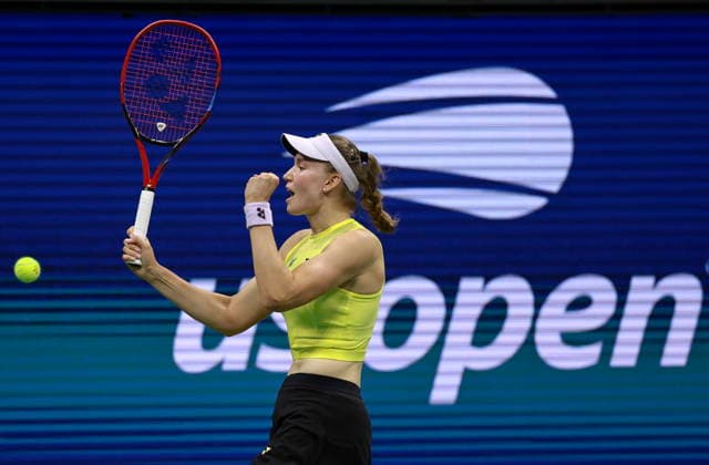 US Open tennis tournament - Day 12 Elena Rybakina of Kazakhstan hits the winning shot for match point against Coco Gauff of the USA during their Women s Singles Semifinals match of the US Open Tennis Championships at the USTA Billie Jean King National Tennis Center in Flushing Meadows, New York, USA, 10 September 2026. FLUSHING MEADOWS NEW YORK United States  Copyright: xCRISTOBALxHERRERA-ULASHKEVICHx
