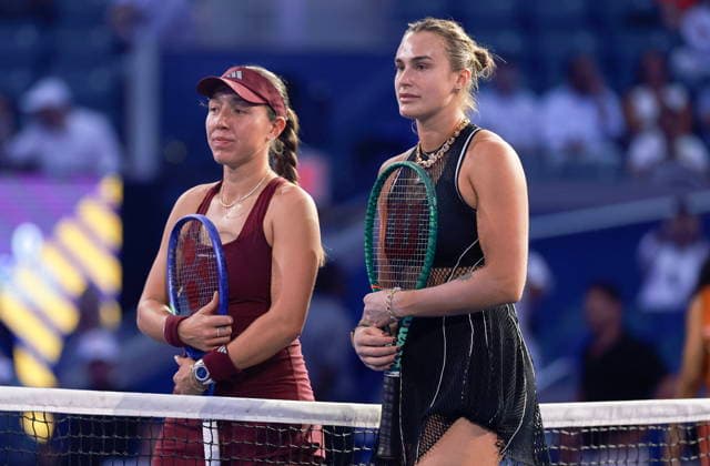 US Open tennis tournament - Day 12 Aryna Sabalenka (R) and Jessica Pegula (L) of USA pose for photographs before their Women s Singles Semifinals match of the US Open Tennis Championships at the USTA Billie Jean King National Tennis Center in Flushing Meadows, New York, USA, 10 September 2026. FLUSHING MEADOWS NEW YORK United States  Copyright: xCRISTOBALxHERRERA-ULASHKEVICHx