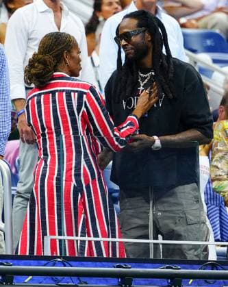 Michelle Obama and Rapper 2Chainz 2026 US Open, Day Twelve, USTA Billie Jean King National Tennis Center, New York, USA - 10 Sep 2026New York USTA Billie Jean King National T New York (NY) United States of America EDITORIAL USE ONLY No use with unauthorised audio, video, data, fixture lists, club league logos or live services. Online in-match use limited to 120 images, no video emulation. No use in betting, games or single club league player publications. Copyright: xJavierxGarcia Shutterstockx 17140160ak