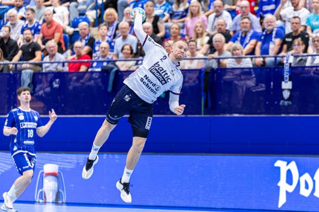 Simon Pytlick, SG Flensburg Handewitt, No. 2 in goal-scoring (GER), TBV Lemgo Lippe vs. SG Flensburg Handewitt, handball, 1st Bundesliga, Matchday 4, 2026–2027 season, September 10, 2026 GER, TBV Lemgo Lippe vs. SG Flensburg Handewitt, Handball, 1st Bundesliga, Matchday 4, 2026–2027 season, September 10, 2026 Lemgo Copyright: xEibner-Pressefoto JanxRollingerx EP_JSK