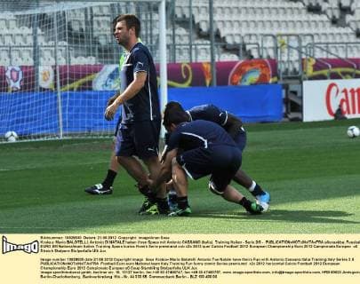 Football, EURO 2012, Training Italy in Krakow