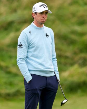 2026 Amgen Irish Open - Second Round, Trump International Golf Links, Doonbeg 11 9 2026 Tom McKibbin on the first green Tom McKibbin on the first green 11 9 2026  Copyright: xx BB3_1137