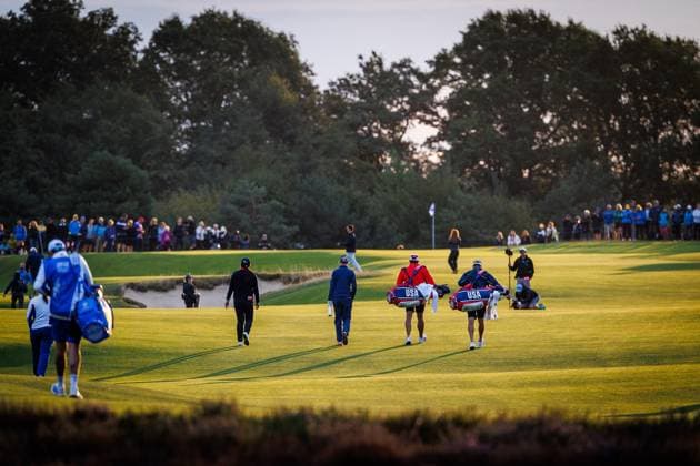 Cromvoirt , 11-09-2026 , Bernardus Golf , Solheim cup golf USA vs Europe , Friday Foursome morning session, picture shows field Solheim Cup  x206860593x Copyright: