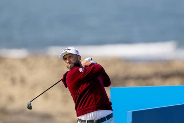2026 Amgen Irish Open - Second Round, Trump International Golf Links, Doonbeg 11 9 2026 Jon Rahm tees off the tenth Jon Rahm tees off the tenth 11 9 2026  Copyright: xx BB3_2012