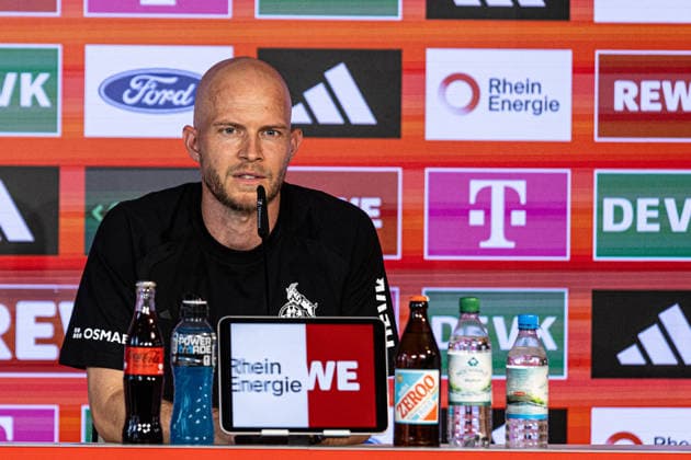 Pressekonferenz, 1.FC Köln; 11.09.2026 Rene Wagner (Cheftrainer, 1. FC Köln) während der Pressekonferenz vor dem Bundesligaspiel gegen SV Werder Bremen. Pressekonferenz, 1.FC Köln; Geißbockheim, Köln; 11.09.2026 *** Press Conference, 1 FC Köln, September 11, 2026: Rene Wagner, Head Coach of 1 FC Köln, during the press conference ahead of the Bundesliga match against SV Werder Bremen. Press Conference, 1 FC Köln, Geißbockheim, Cologne, September 11, 2026 Copyright: xBEAUTIFULxSPORTS Buriakovx