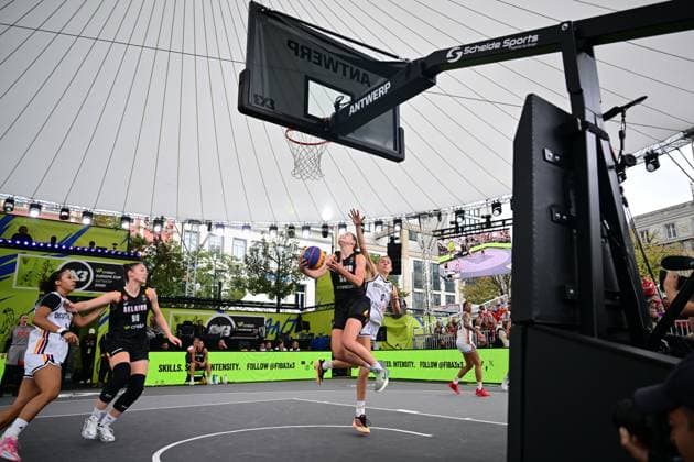 a game between Germany and Belgium, a qualifying game in Pool D at the FIBA 3x3 Europe Cup, on Friday 11 September 2026 in Antwerp. DIRKxWAEM  x185970327x