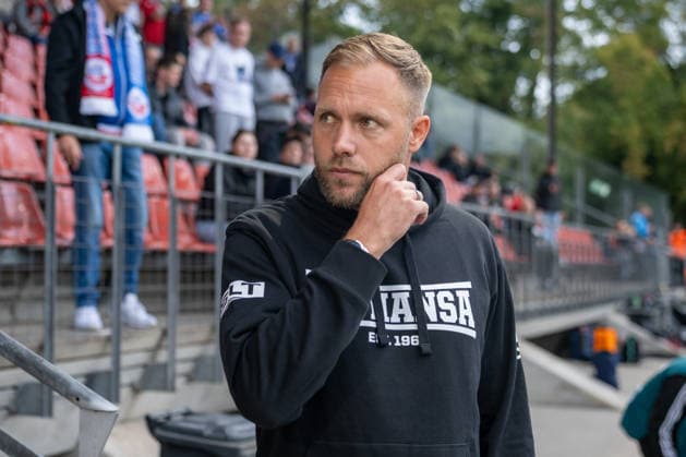 Daniel Brinkmann, FC Hansa Rostock, coach, after the interview following the FC Viktoria Cologne vs. FC Hansa Rostock match, soccer, 3. Liga, Matchday 5, 2026–2027 season, September 11, 2026 DFL DFB regulations prohibit any use of photographs as image sequences and or quasi-video of FC Viktoria Cologne vs. FC Hansa Rostock, soccer, 3. Liga, Matchday 5, 2026–2027 season, September 11, 2026, Cologne Copyright: xEibner-Pressefoto ThomasxHaeslerx EP_THR