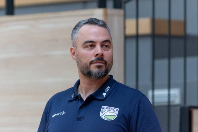 Timur Topal, Head Coach of the Lions, Halfit Lions vs. KB Sharks Würzburg, Women s Basketball, Exhibition Game, 1st Bundesliga, 2nd Bundesliga South, DBBL, 2026–27 Season, September 11, 2026, SWH Arena, Saxony-Anhalt, Germany