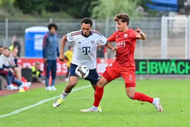 Football, Bavarian Regional League, TSV Buchbach v FC Bayern Munich II