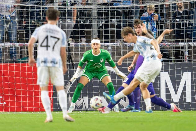 Maximilian Reil 1: TSV Schwaben Augsburg Back in Full Swing, TSV 1860 Munich vs. TSV Schwaben Augsburg, Soccer, Bavarian Regional League, Matchday 8, September 11, 2026. DFB regulations prohibit any use of photographs as image sequences and or quasi-video. Munich, Bavaria, Germany Copyright: xkolbert-press UlrichxGamelx