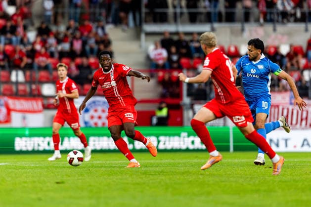 September 11, 2026, GER, Soccer, Men, 2026–2027 Season, Regionalliga Northeast, Matchday 8, FC Rot Weiss Erfurt vs. RSV Eintracht 1949 (Regionaler Sportverein Eintracht 1949 e.V., Stahnsdorf, Brandenburg), Benjika Caciel, FC Rot Weiss Erfurt, 99096 Erfurt, Steigerwaldstadion (grass field), Thuringia, Germany