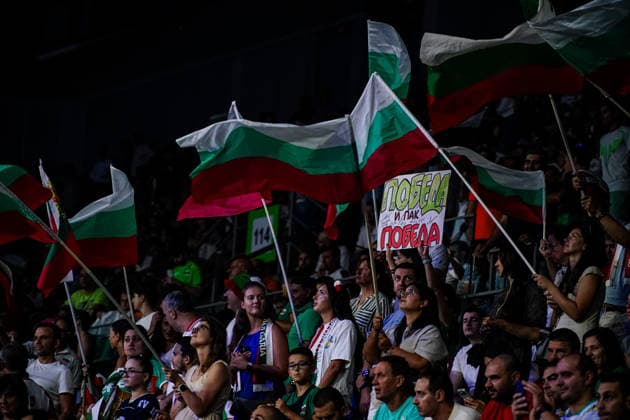 Volleyball - CEV EuroVolley 2026 Group B - Portugal vs Bulgaria - 09.11.2026 SOFIA, BULGARIA - September 11th: Fans of Bulgaria during CEV EuroVolley 2026, Group B match between Portugal vs Bulgaria at Arena 8888 in Sofia, Bulgaria, on September 11th, 2026 in Sofia, Bulgaria. Copyright: xYulianxTodorovx
