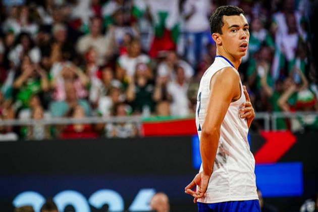 Volleyball - CEV EuroVolley 2026 Group B - Portugal vs Bulgaria - 09.11.2026 SOFIA, BULGARIA - September 11th: Bruno Dias, 17 of Portugal during CEV EuroVolley 2026, Group B match between Portugal vs Bulgaria at Arena 8888 in Sofia, Bulgaria, on September 11th, 2026 in Sofia, Bulgaria. Copyright: xYulianxTodorovx
