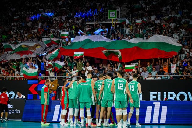 Volleyball - CEV EuroVolley 2026 Group B - Portugal vs Bulgaria - 09.11.2026 SOFIA, BULGARIA - September 11th: Fans of Bulgaria during CEV EuroVolley 2026, Group B match between Portugal vs Bulgaria at Arena 8888 in Sofia, Bulgaria, on September 11th, 2026 in Sofia, Bulgaria. Copyright: xYulianxTodorovx