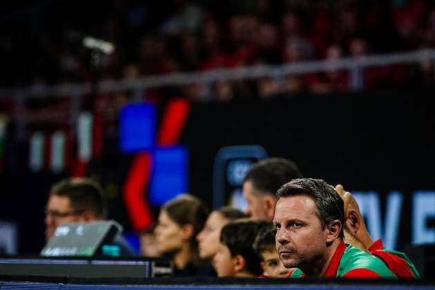 Volleyball - CEV EuroVolley 2026 Group B - Portugal vs Bulgaria - 09.11.2026 SOFIA, BULGARIA - September 11th: Andrey Zhekov, Assistant Coach of Bulgaria during CEV EuroVolley 2026, Group B match between Portugal vs Bulgaria at Arena 8888 in Sofia, Bulgaria, on September 11th, 2026 in Sofia, Bulgaria. Copyright: xYulianxTodorovx