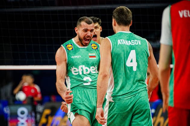 Volleyball - CEV EuroVolley 2026 Group B - Portugal vs Bulgaria - 09.11.2026 SOFIA, BULGARIA - September 11th: Iliya Petkov, 3 of Bulgaria during CEV EuroVolley 2026, Group B match between Portugal vs Bulgaria at Arena 8888 in Sofia, Bulgaria, on September 11th, 2026 in Sofia, Bulgaria. Copyright: xYulianxTodorovx
