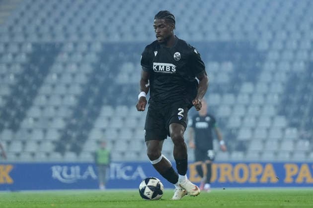Kwabe Schulz, SV Sandhausen, 02 on the Ball, Germany, Soccer, Regionalliga Southwest, Matchday 7, 2026–2027, SC Freiburg II vs. SV Sandhausen, September 11, 2026, Dreisamstadion, Freiburg, Dreisamstadion, Baden-Württemberg, Germany Copyright: xArnexAmbergx