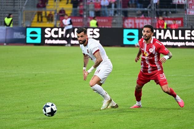 September 11, 2026 xkhx Kassel, Auestadion, Regionalliga Southwest, 2026–2027 season, KSV Hessen Kassel, Kickers Offenbach, OFC Keanu Staude 11, OFC vs. Nael Najjer 32, Hessen Kassel