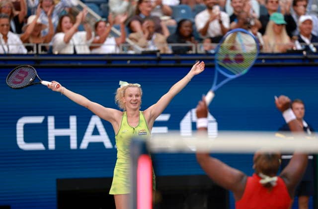 US Open tennis tournament - Day 13 Katerina Siniakova of Czech Republic (L) and Taylor Townsend of United States celebrate after winning against Ashlyn Krueger of United States and Robin Montgomery of United States during the Women s Doubles Final match at Arthur Ashe Stadium in the USTA Billie Jean King National Tennis Center in Flushing Meadows, New York, USA, 11 September 2026. FLUSHING MEADOWS NEW YORK United States  Copyright: xCRISTOBALxHERRERA-ULASHKEVICHx