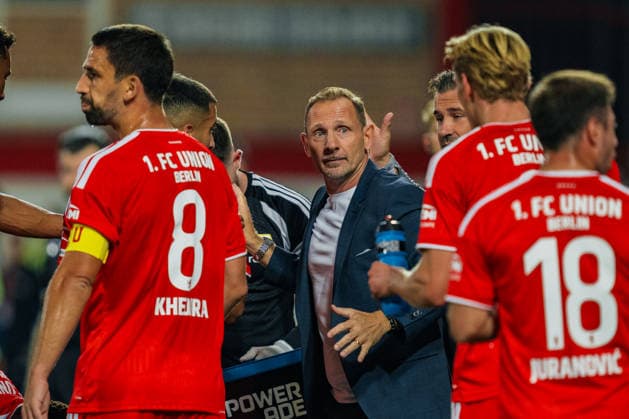 Deutschland: Bundesliga 2026 - 2027, 3. Spieltag - 1. FC Union Berlin vs FC Schalke 04 - Stadion An der Alten Försterei (Berlin): Mauro Lustrinelli (Trainer, 1. FC Union Berlin) *** Germany Bundesliga 2026–2027, Matchday 3: 1. FC Union Berlin vs. FC Schalke 04, Stadion An der Alten Försterei, Berlin; Mauro Lustrinelli, Head Coach, 1. FC Union Berlin Copyright: xTomxLauruschkatx