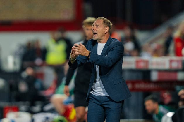 Deutschland: Bundesliga 2026 - 2027, 3. Spieltag - 1. FC Union Berlin vs FC Schalke 04 - Stadion An der Alten Försterei (Berlin): Mauro Lustrinelli (Trainer, 1. FC Union Berlin) Geste, Gestik, Mimik, Emotion, Gesichtsausdruck *** Germany Bundesliga 2026–2027, Matchday 3: 1. FC Union Berlin vs. FC Schalke 04, Stadion An der Alten Försterei, Berlin; Mauro Lustrinelli, Coach, 1. FC Union Berlin: Gestures, Body Language, Facial Expressions, Emotion, Facial Expressions Copyright: xTomxLauruschkatx